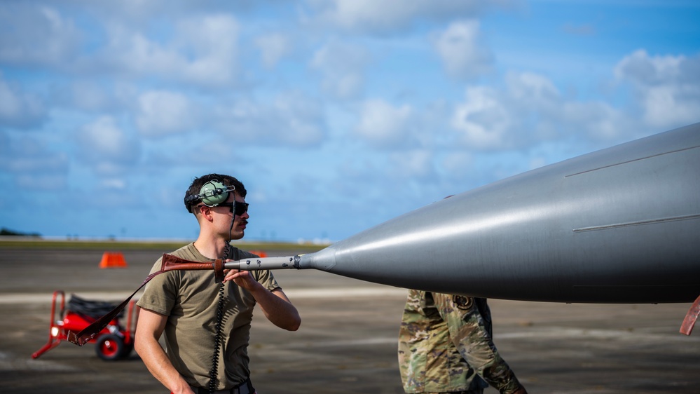 Misawa AB F-16s land in Guam for CN23