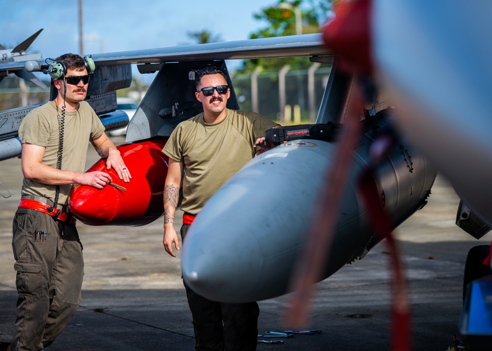 Misawa AB F-16s land in Guam for CN23