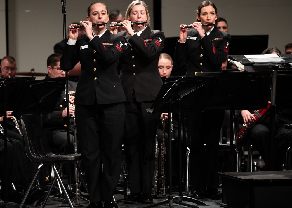 Navy Band Concert Band at WT Woodson High School