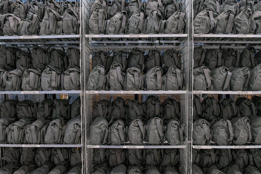 Gas masks prepared and stored