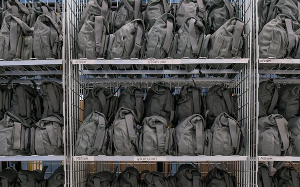 Gas masks prepared and stored