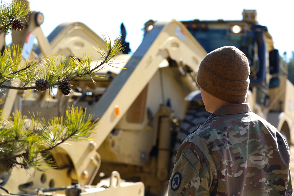 104th Brigade Engineer Battalion Conduct Dig Site Training Exercise