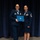 Col. Catherine Grush promotes Senior Master Sgt. Jennifer Harrell to the rank of Chief Master Sergeant