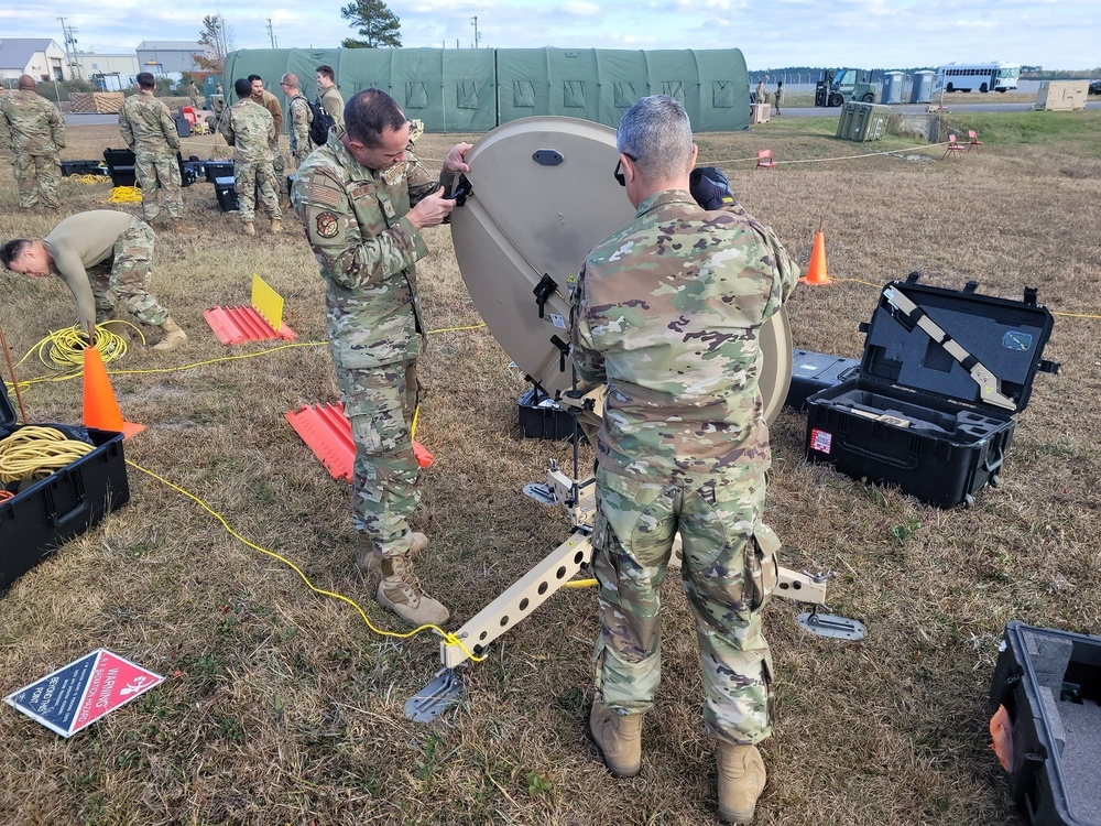 Comm to Combat: The 263rd Combat Communications Squadron supports the 4th Fighter Wing in exercise