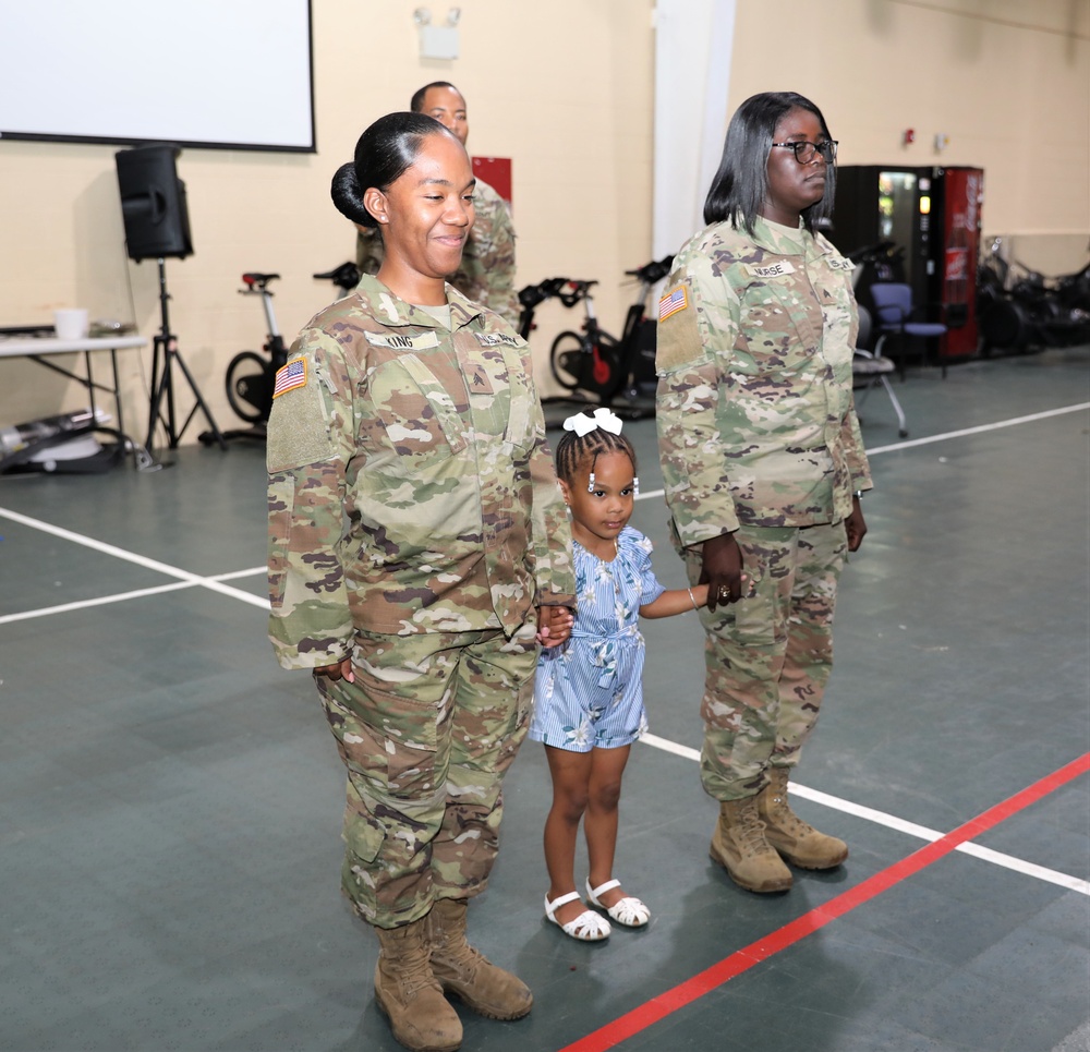 Sgt. Kinberli King Promotion