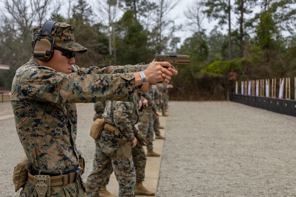 Combat Instructor School Pistol Range