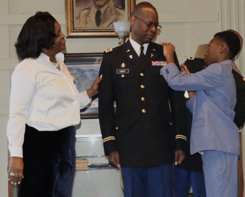 FORMER BANKER NOW ILLINOIS ARMY NATIONAL GUARD CHAPLAIN PROMOTED TO LIEUTENANT COLONEL