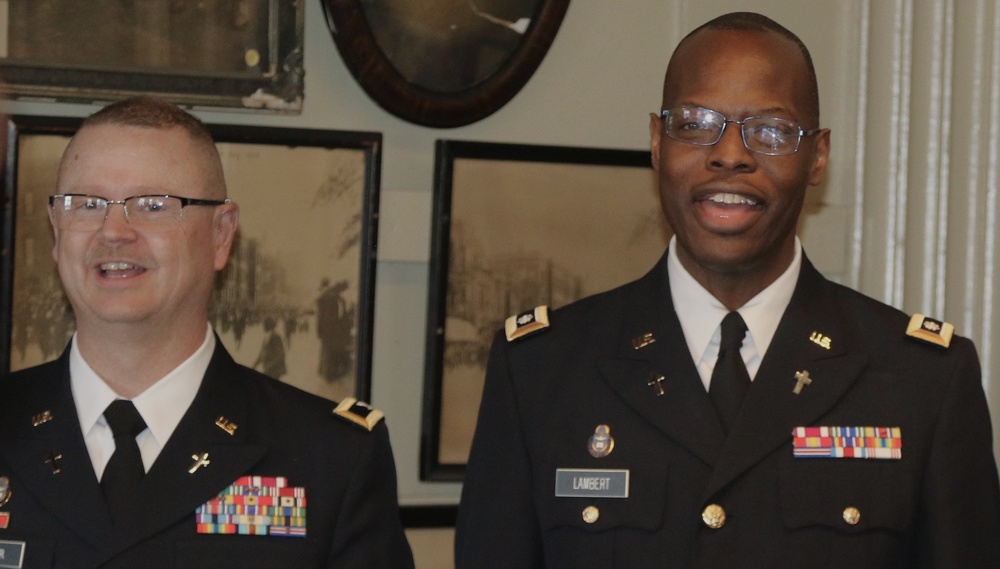 FORMER BANKER NOW ILLINOIS ARMY NATIONAL GUARD CHAPLAIN PROMOTED TO LIEUTENANT COLONEL