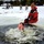 Airmen jump in icy Fort McCoy lake for January cold-water immersion training
