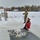 Airmen jump in icy Fort McCoy lake for January cold-water immersion training