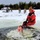 Airmen jump in icy Fort McCoy lake for January cold-water immersion training