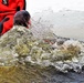 Airmen jump in icy Fort McCoy lake for January cold-water immersion training