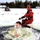 Airmen jump in icy Fort McCoy lake for January cold-water immersion training