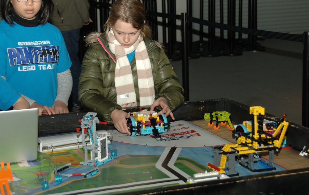 LEGO Robotics at Naval Museum's Brick by Brick: LEGO Shipbuilding event