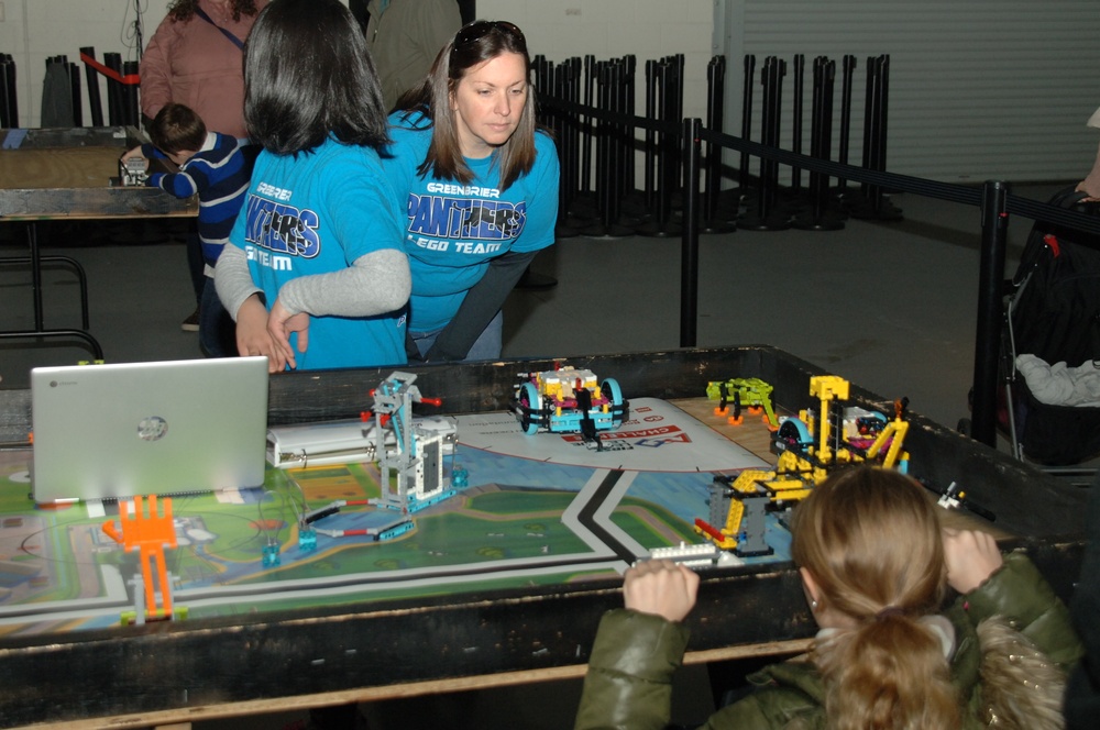 LEGO Robotics at Naval Museum's Brick by Brick: LEGO Shipbuilding event