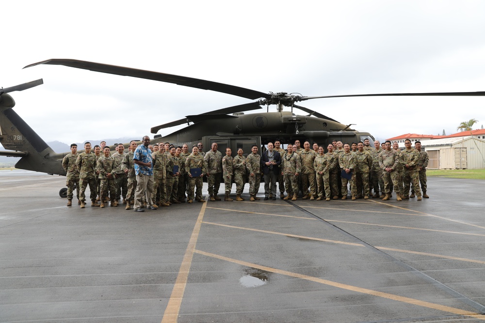 Hawaii Aviation MEDEVAC units receive recognition from Governor Josh Green and General Hara