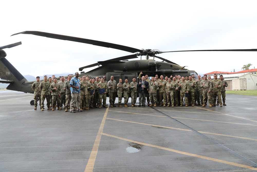 Hawaii Aviation MEDEVAC units receive recognition from Governor Josh Green and General Hara