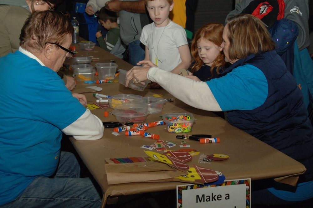 Visitors build LEGO ship models during Naval Museum's 12th Annual Brick by Brick: LEGO Shipbuilding event