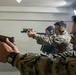FASTEUR Marines and Latvian Internal Security Bureau Practice Pistol Marksmanship