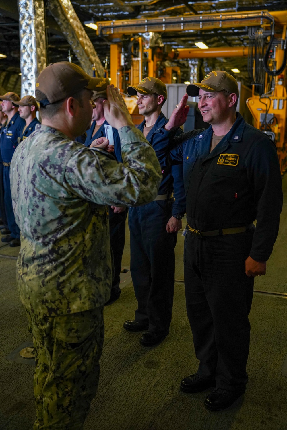 Executive Officers' Turnover Aboard USS Oakland