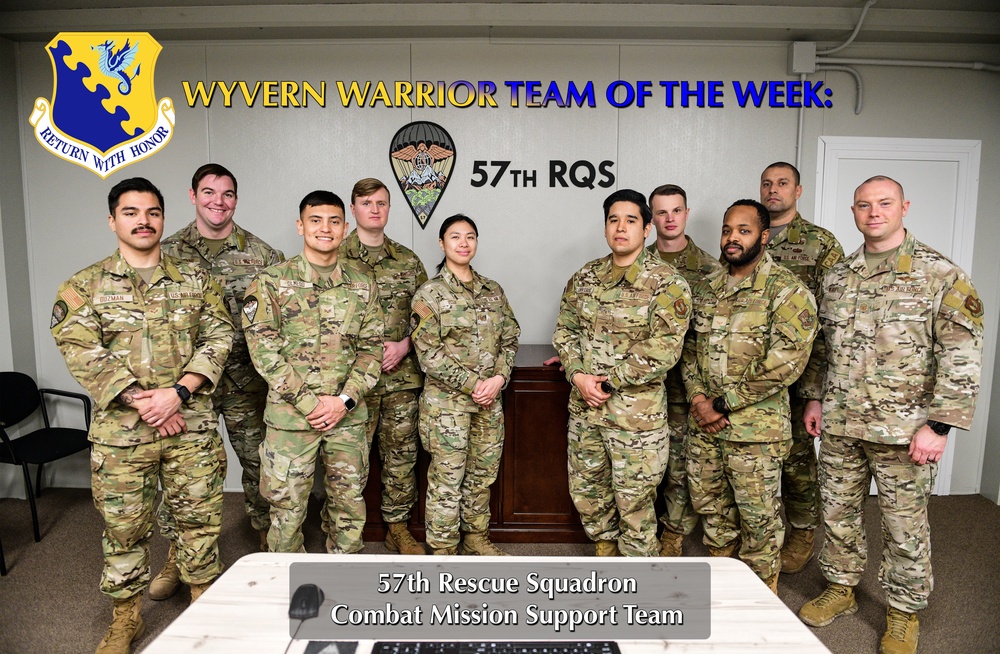 Wyvern Warrior Team of the Week: 57th Rescue Squadron Combat Mission Support