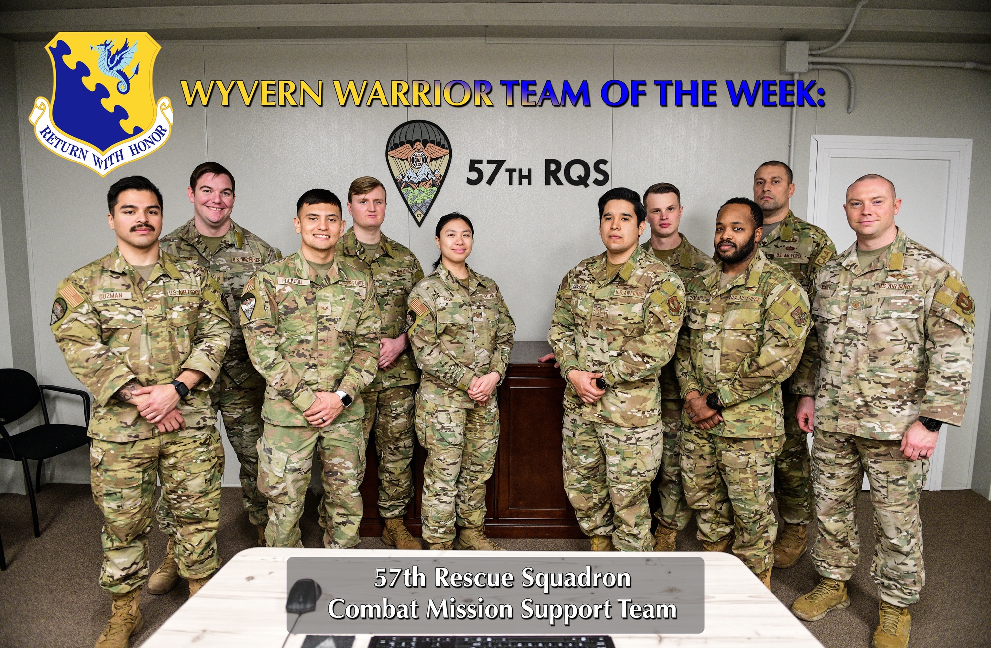 DVIDS - Images - Wyvern Warrior Team of the Week: 57th Rescue 