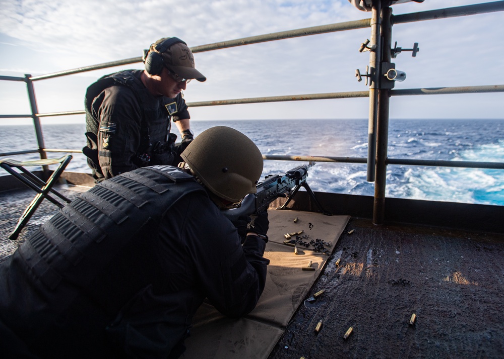 Nimitz Conducts Live Fire Exercise