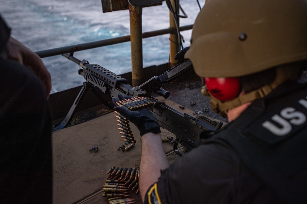 Nimitz Conducts Live Fire Exercise