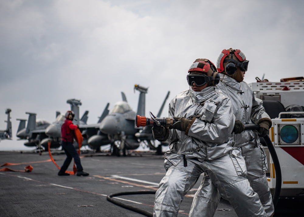 Sailors Participate In A Mass Casualty Drill