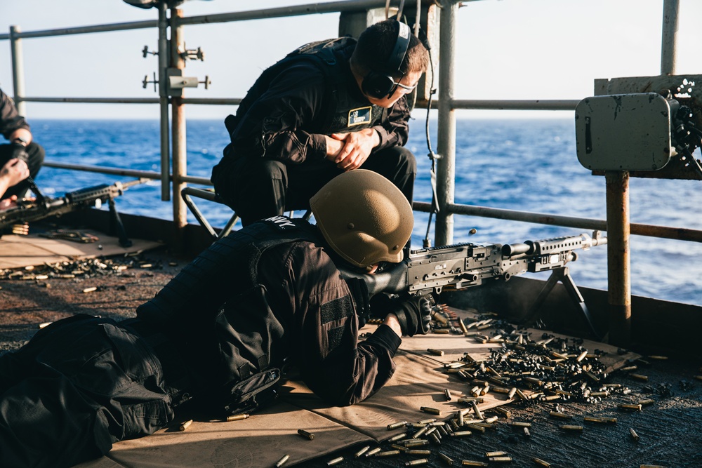 Nimitz Conducts Live Fire Exercise