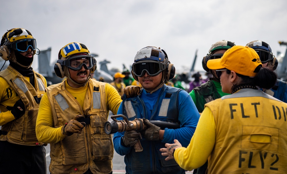 Sailors Participate In A Mass Casualty Drill