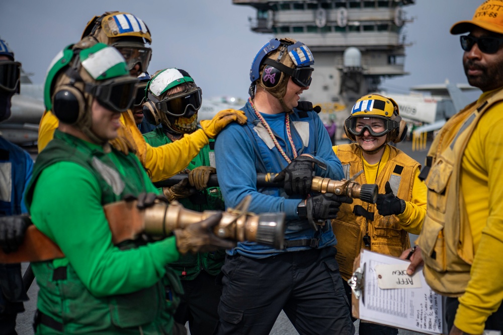 Sailors Participate In A Mass Casualty Drill