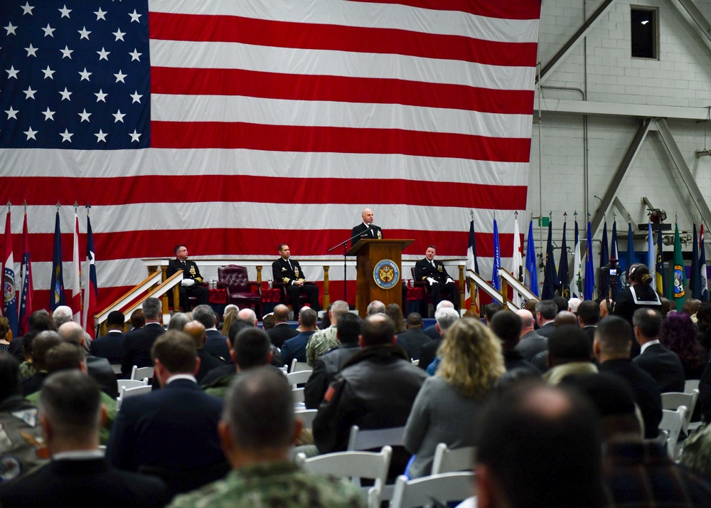 Naval Station Norfolk Holds Change of Command Ceremony