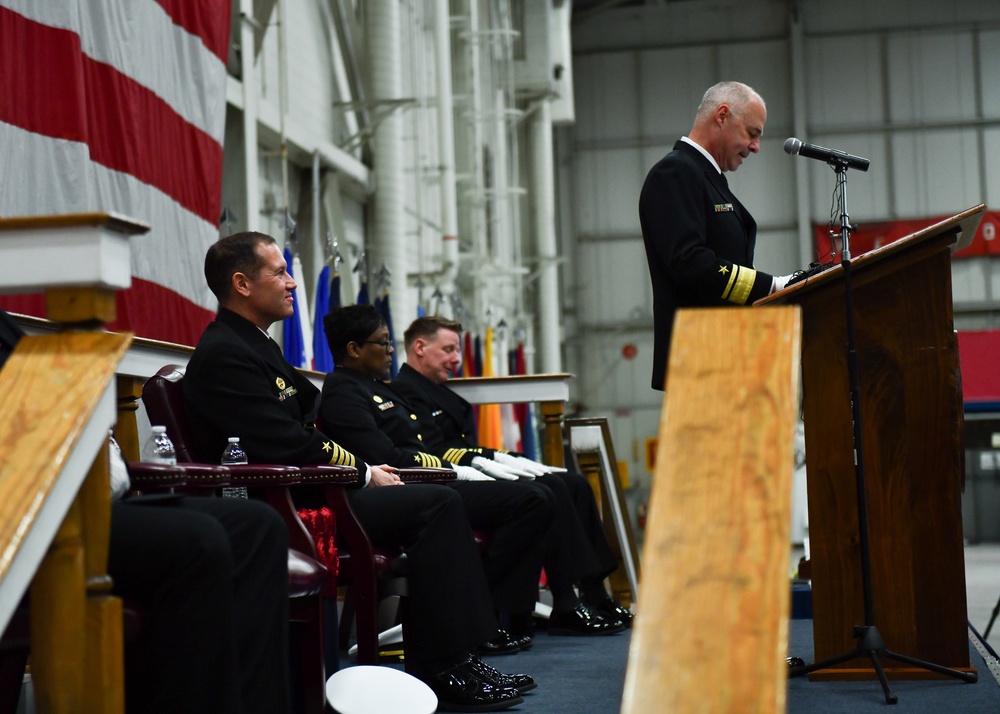 Naval Station Norfolk Holds Change of Command Ceremony