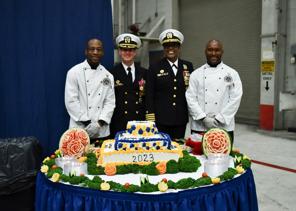 Naval Station Norfolk Holds Change of Command Ceremony