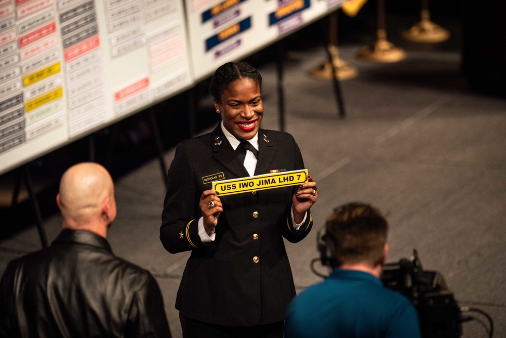 Future SWOs Select First Assignment During Ship Selection Night at U.S. Naval Academy