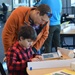 Visitors build LEGO ship models during Naval Museum's 12th Annual Brick by Brick: LEGO Shipbuilding event