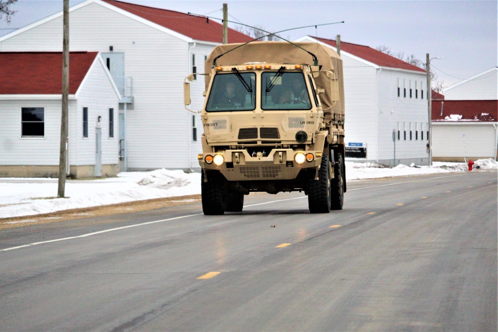 January 2023 training operations at Fort McCoy
