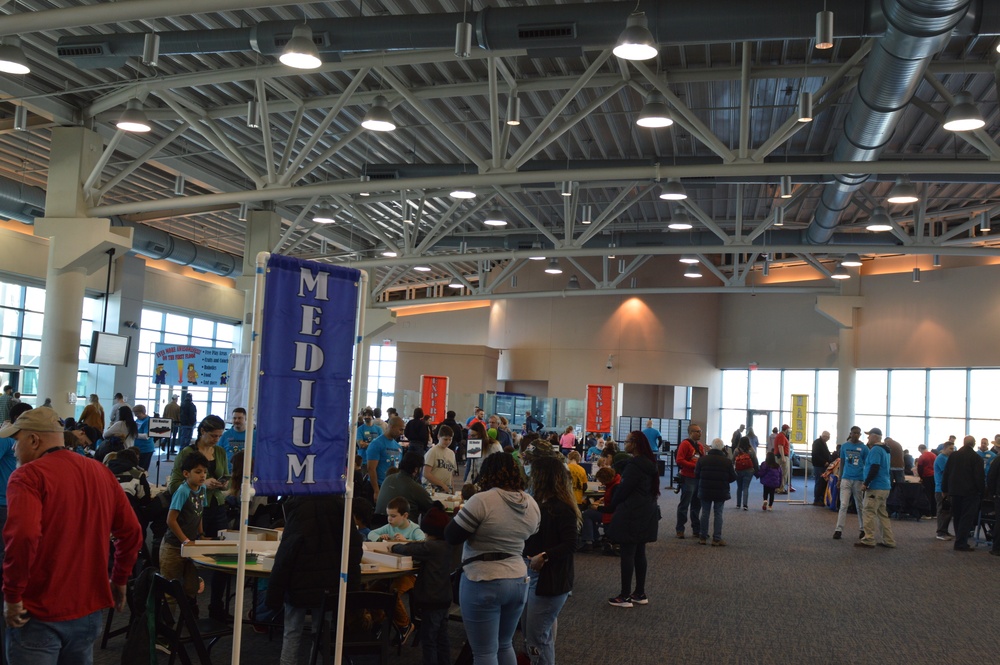 Visitors build LEGO ship models during Naval Museum's 12th Annual Brick by Brick: LEGO Shipbuilding event