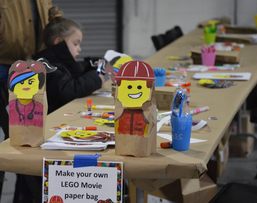 Visitors build LEGO ship models during Naval Museum's 12th Annual Brick by Brick: LEGO Shipbuilding event