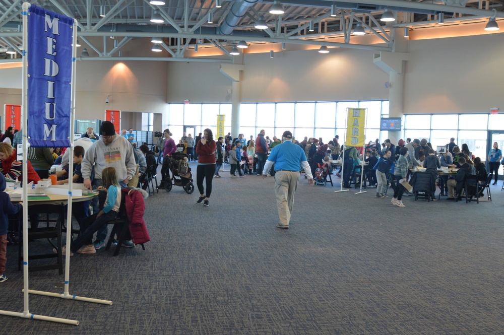 Visitors build LEGO ship models during Naval Museum's 12th Annual Brick by Brick: LEGO Shipbuilding event