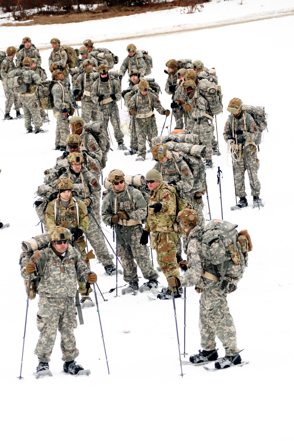 Airmen train in cold-weather operations, tactics, skills at Fort McCoy