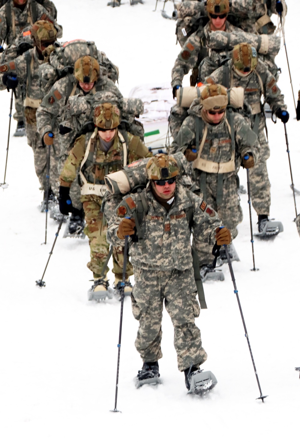 Airmen train in cold-weather operations, tactics, skills at Fort McCoy