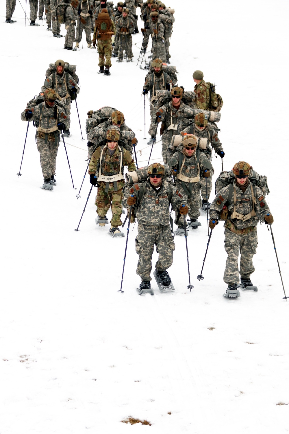 Airmen train in cold-weather operations, tactics, skills at Fort McCoy