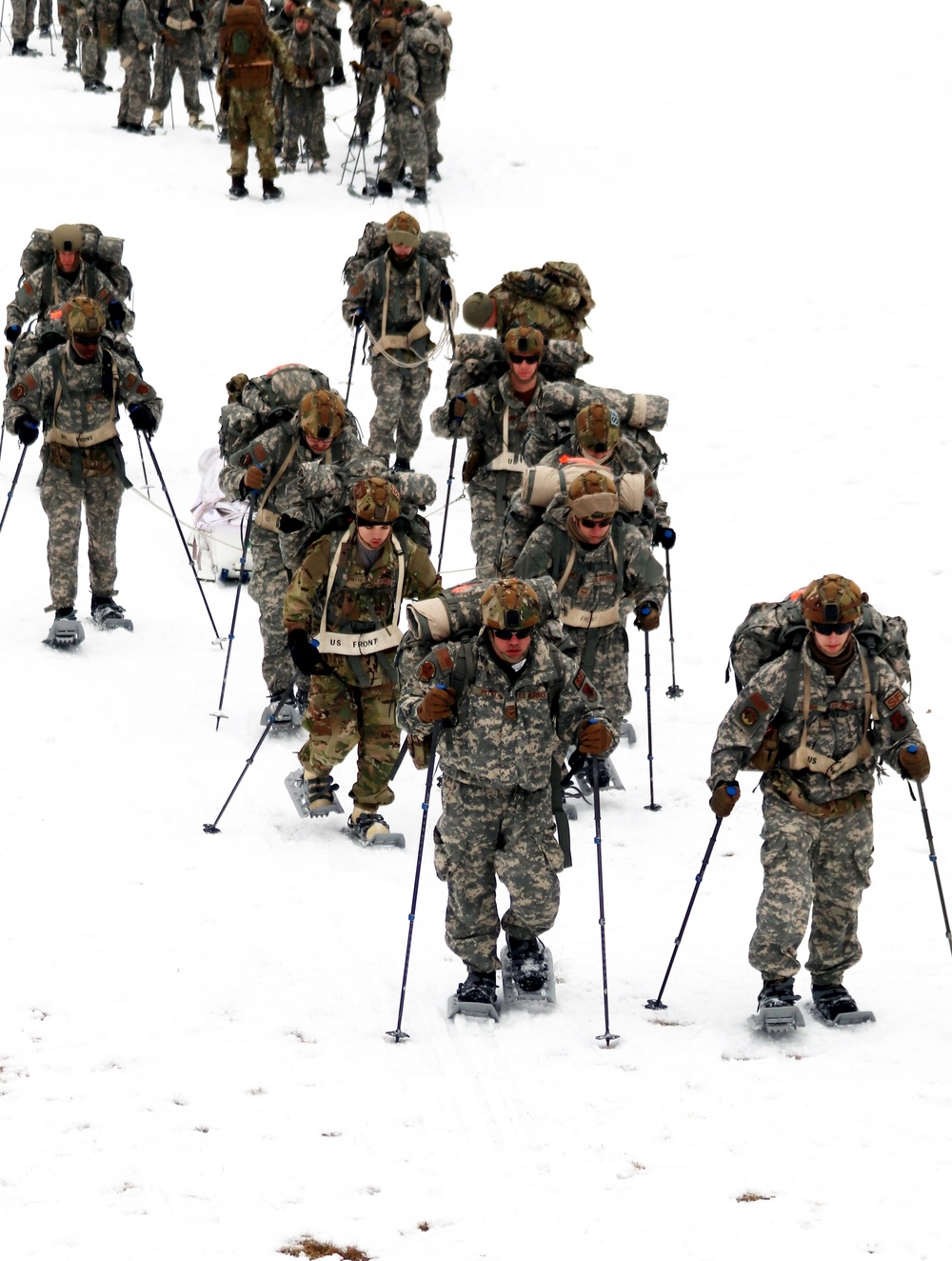 Airmen train in cold-weather operations, tactics, skills at Fort McCoy