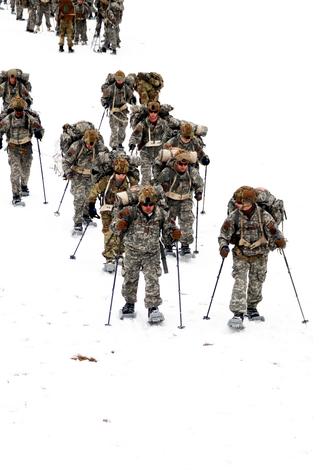 Airmen train in cold-weather operations, tactics, skills at Fort McCoy