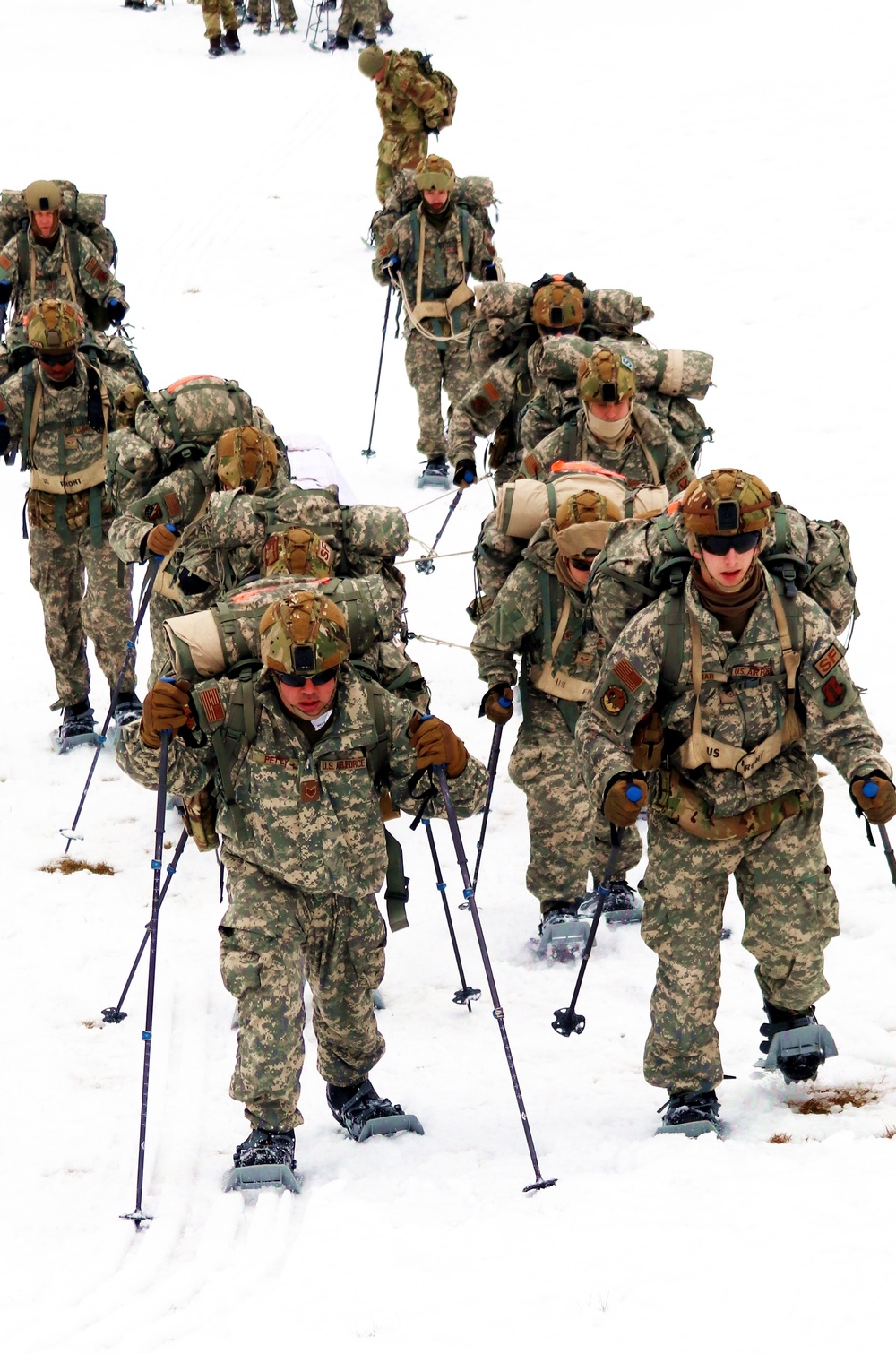 Airmen train in cold-weather operations, tactics, skills at Fort McCoy