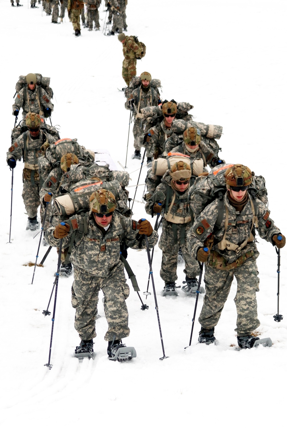 Airmen train in cold-weather operations, tactics, skills at Fort McCoy