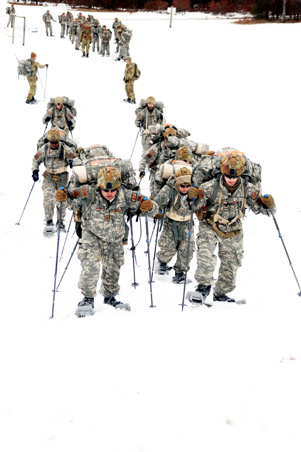 Airmen train in cold-weather operations, tactics, skills at Fort McCoy