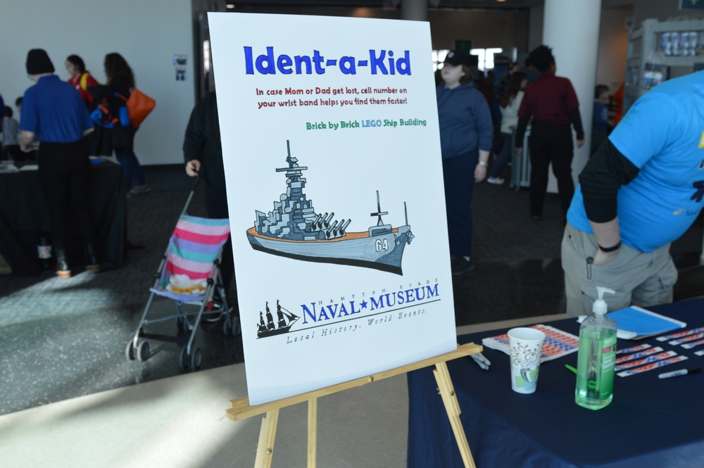 Visitors build LEGO ship models during Naval Museum's 12th Annual Brick by Brick: LEGO Shipbuilding event